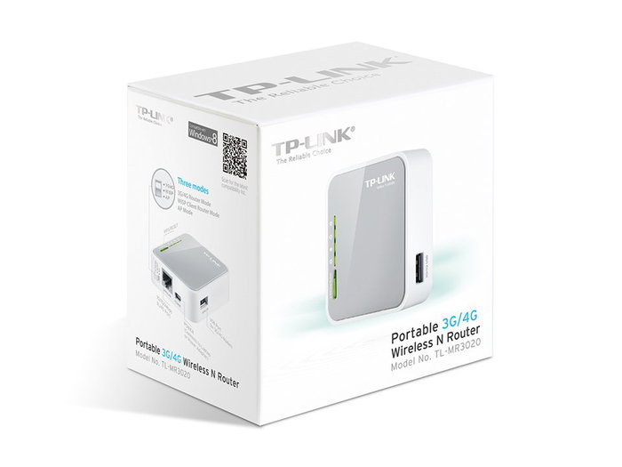 TP-Link TL-MR3020 Router Inalámbrico Portátil 3G/4G